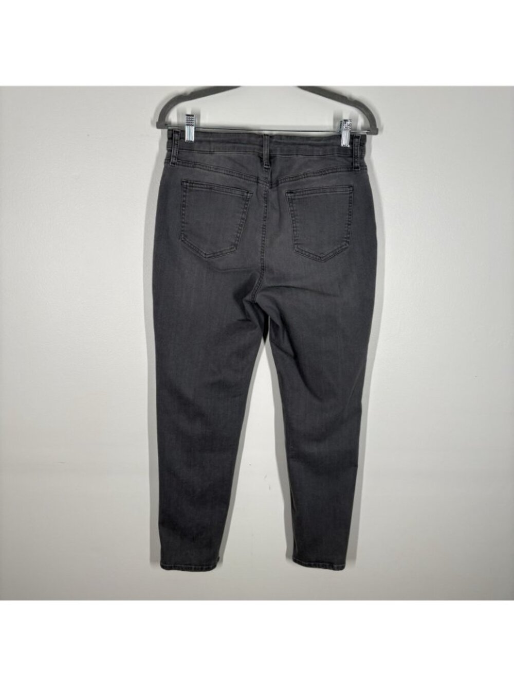 Chicos Women Sz 1R US 8R Gray Denim So Slimming Girlfriend Slim Leg Ankle Jeans - Picture 7 of 11